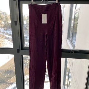Zara Satin wide leg flared pants